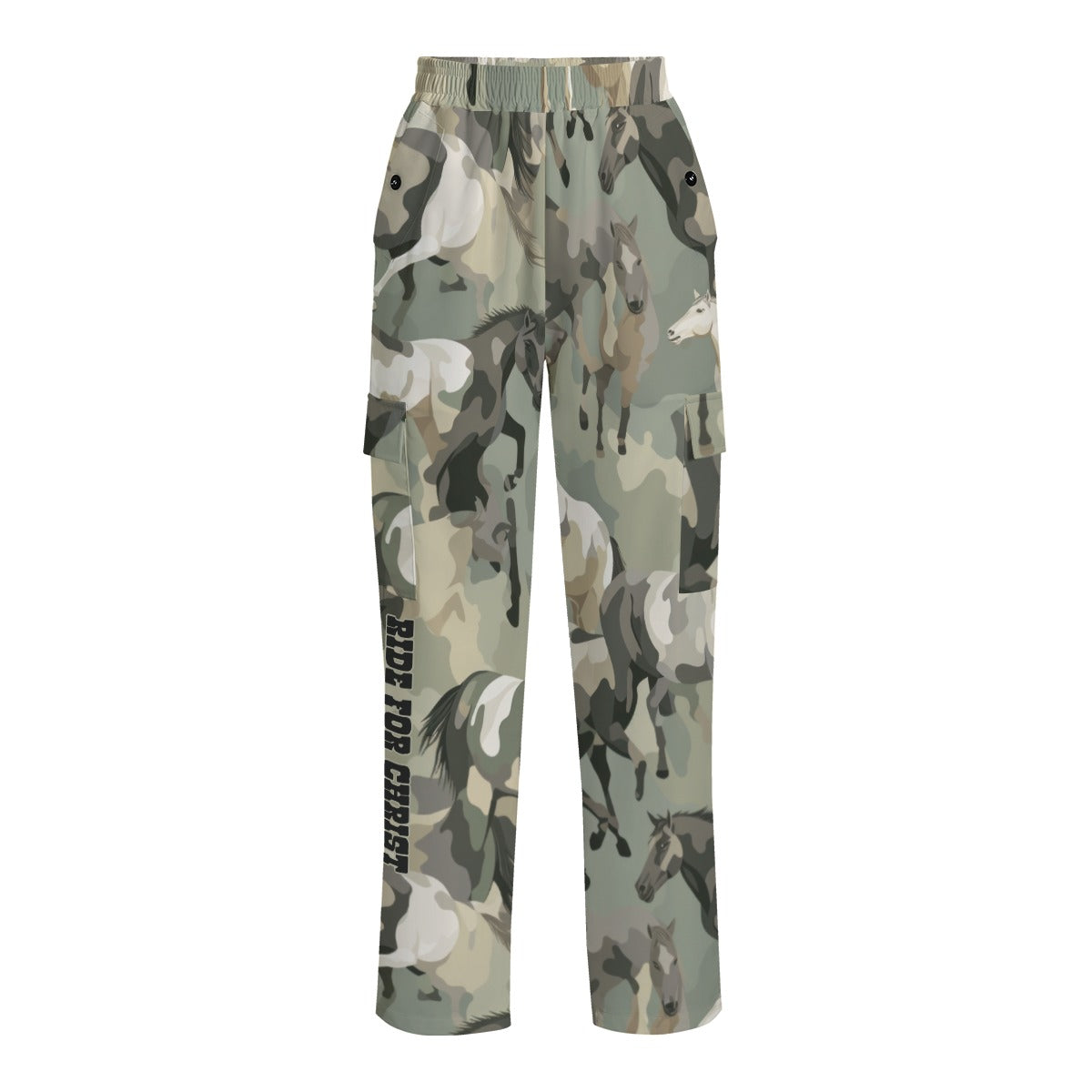 "Ride For Jesus" Horse Camo Women's Cargo Pants