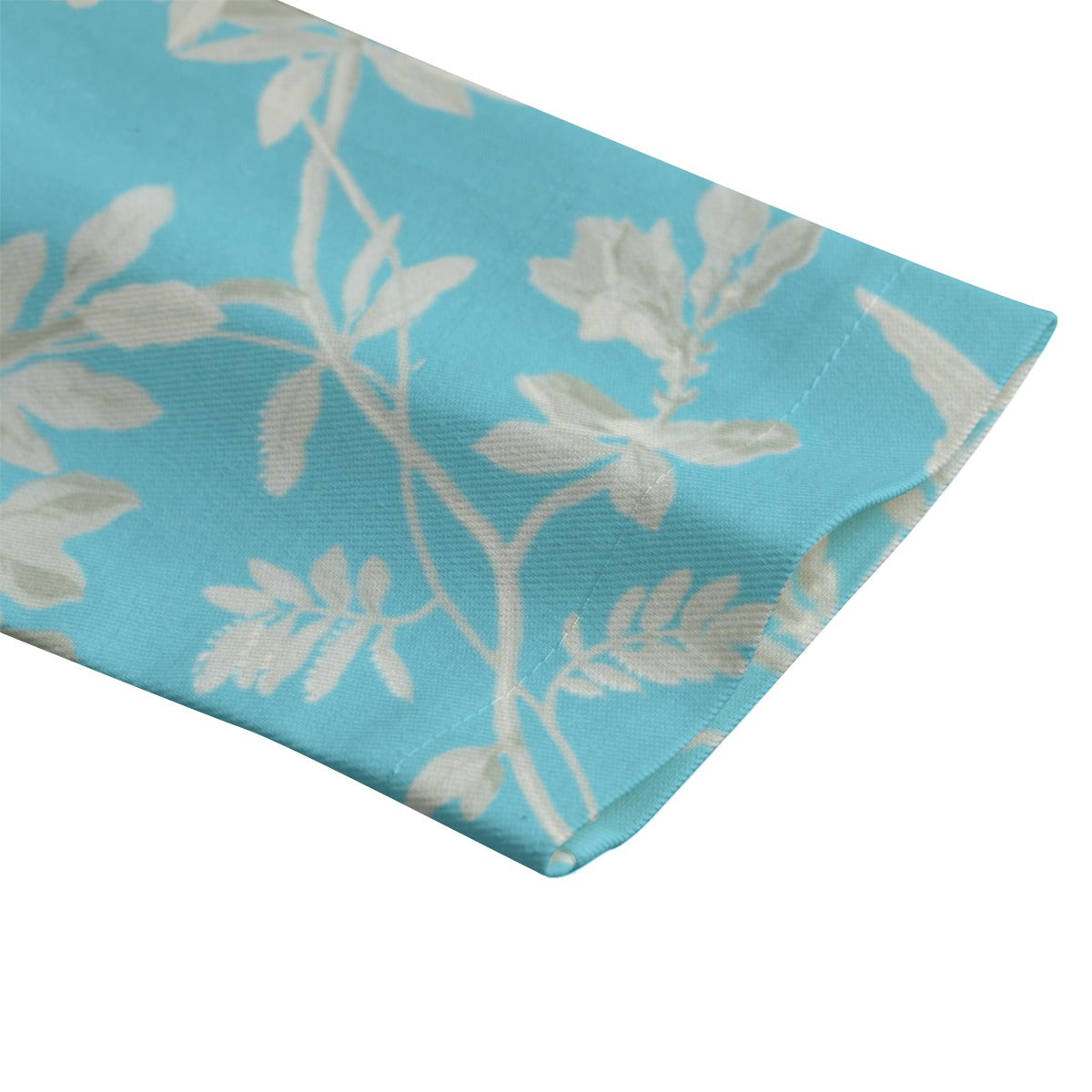 Blue Floral Print Women's Polyester Leisure Blazer "Faith Ephesians 2:8"