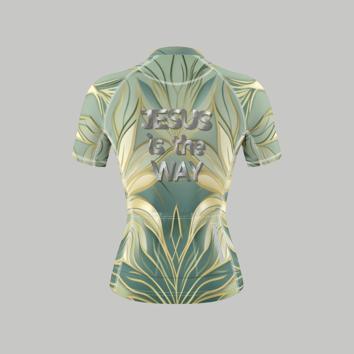"Jesus is the way" Women's Anti-Slip Raglan Cycling Jersey With Short Sleeve