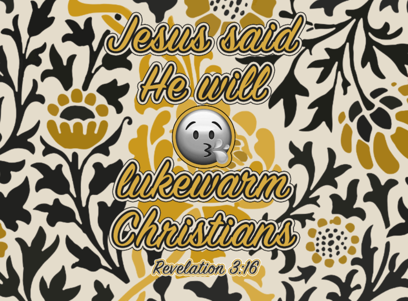 "Jesus said He will (spit out emoji) lukewarm Christians Women's Cropped Jacket | 245GSM Cotton