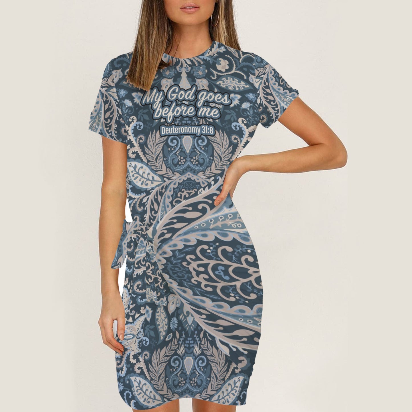 "My God goes before me" Blue Paisley