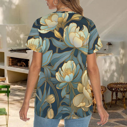 "Rooted in Jesus" Women's Crewneck Short Sleeve T Shirt