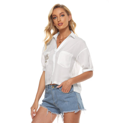 "Faith Ephesians 2:8" White Women's V-neck Shirts