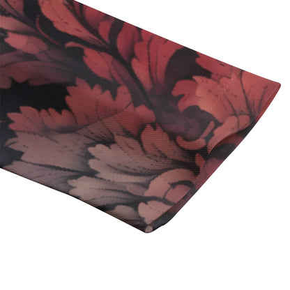 Barb's Fav Jesus Saves Red & Black Floral Polyester Women's Blazer