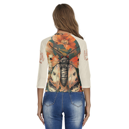 "Faith Ephesians 2:8" Women's Raglan Sleeves T-shirts
