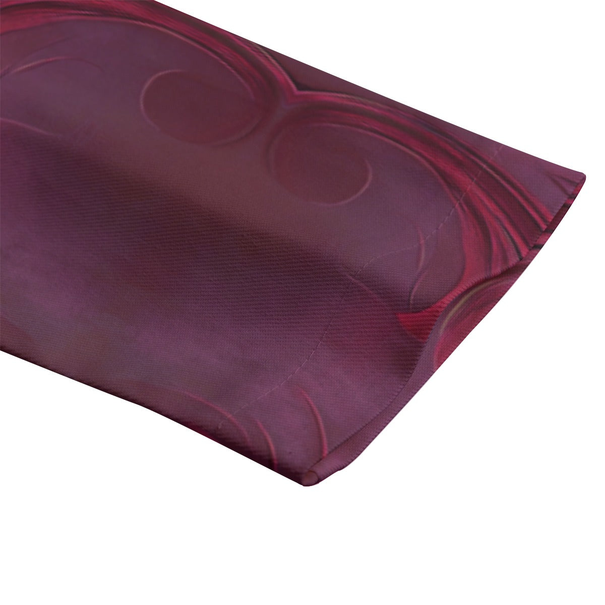 "Jesus Saves" Burgundy Abstract Print Women's Leisure Blazer