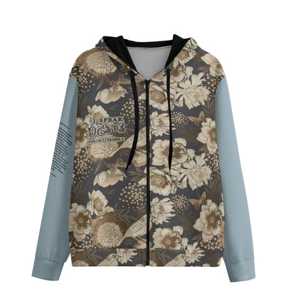 Unisex 310GSM Cotton Pullover Hoodie with Zipper Closure "I Speak Jesus for my Family"