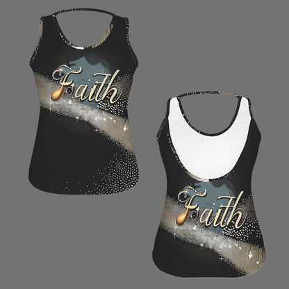 Faith Galaxy Women's Backless Yoga Sports Tank Tops