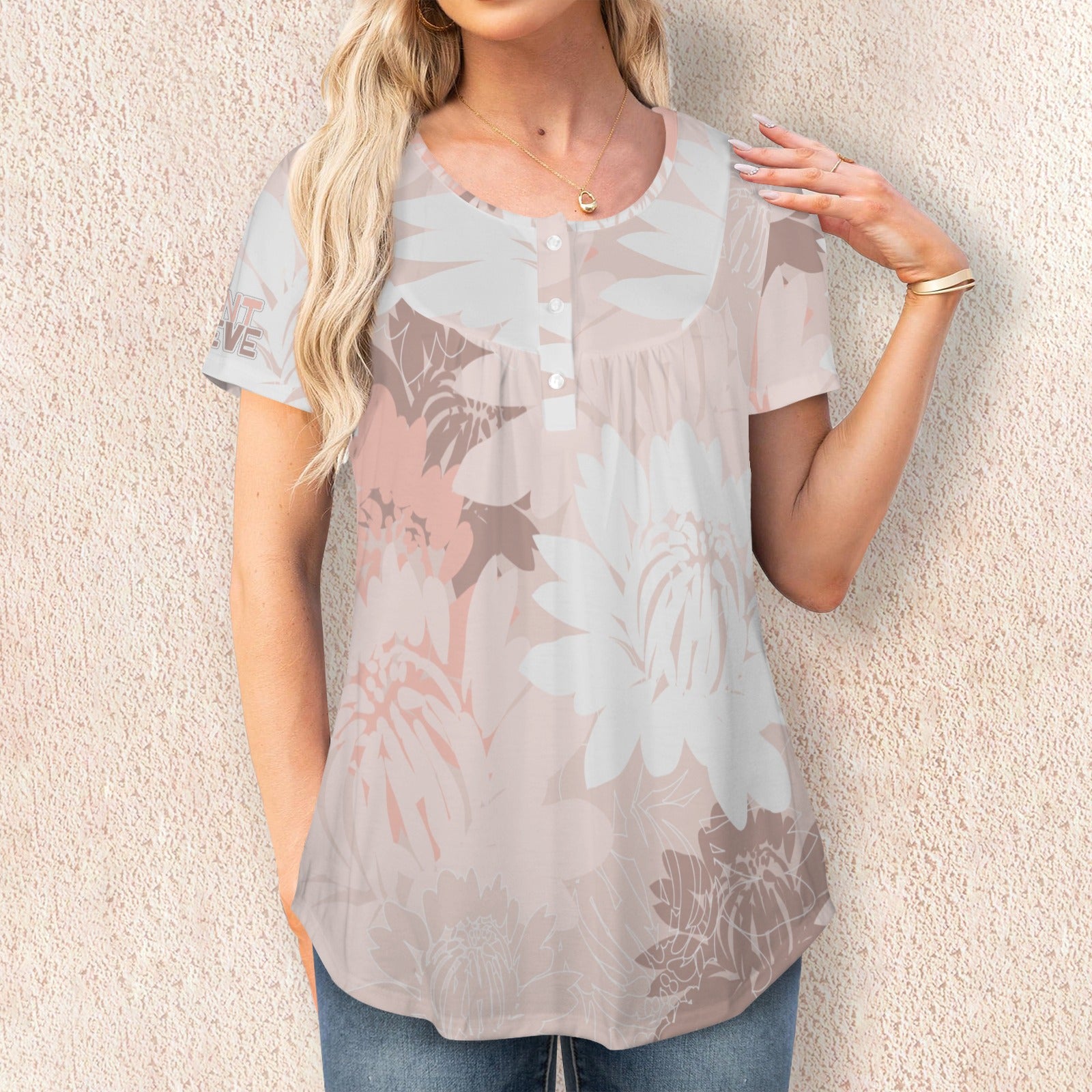 "Repent & Believe" Delicate Pink Floral