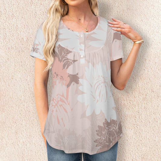 "Repent & Believe" Delicate Pink Floral