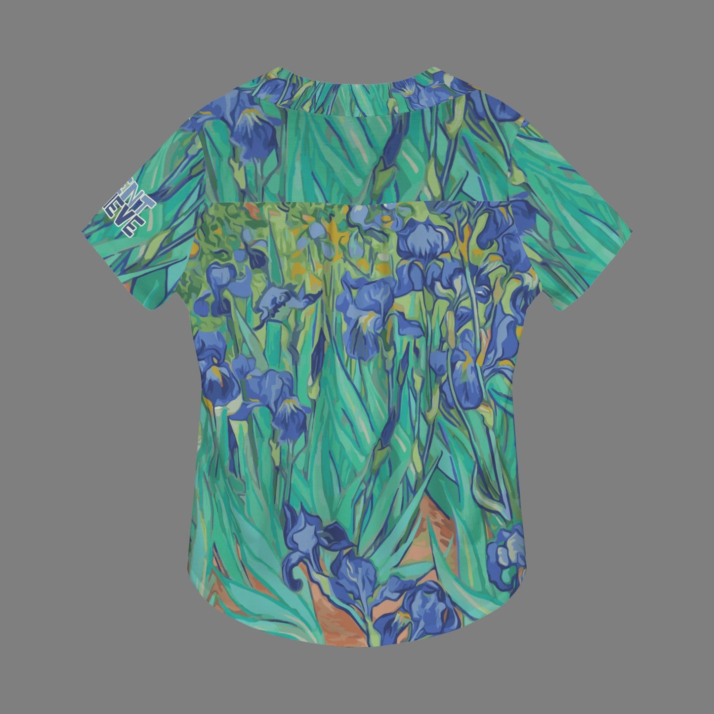 "Repent & Believe" Lily Green Blue Women's V Neck Pocket Polo Shirts