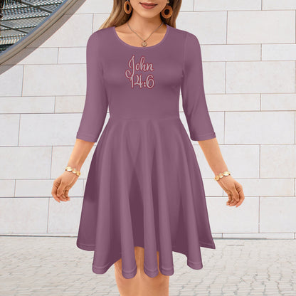 "John 14:6" Purple