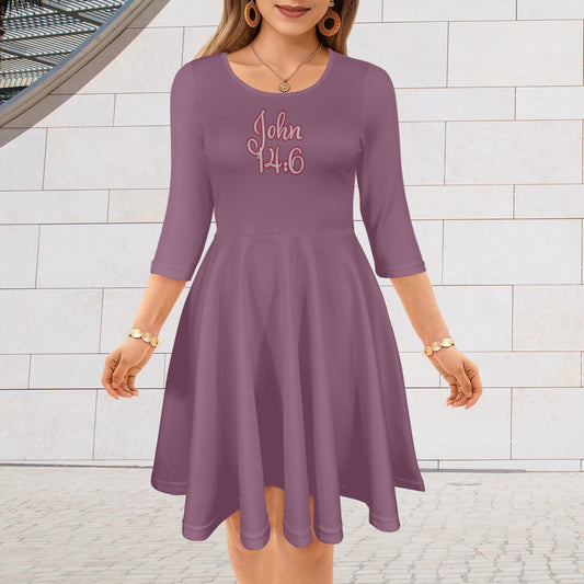 "John 14:6" Purple
