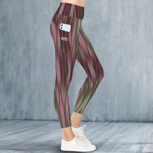 "Repent & Believe" Red Green Ikat Slim