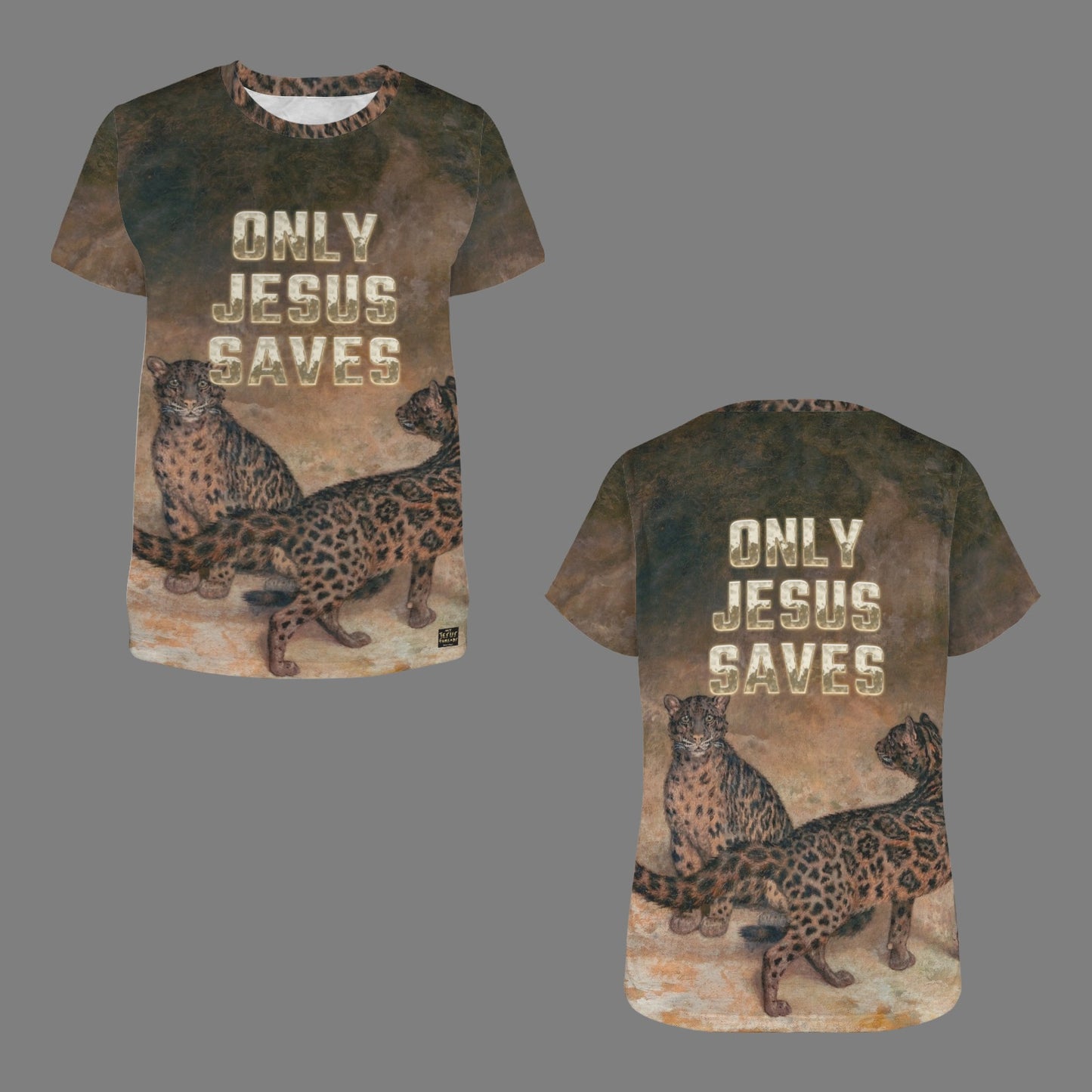 "Only Jesus Saves" Women's Crewneck Short Sleeve T Shirt