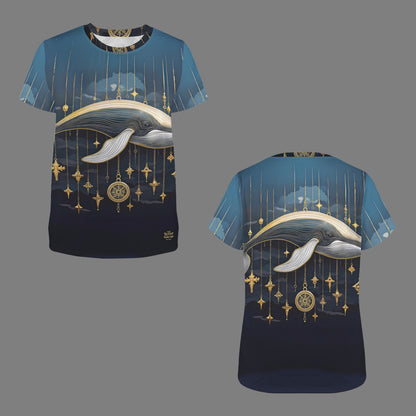 Whale Crosses Women's Crewneck Short Sleeve T Shirt