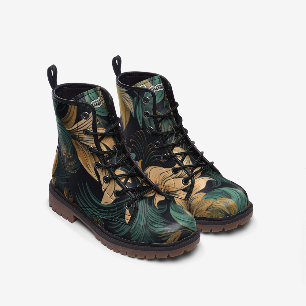 "Romans 8:2" Floral Casual Leather Lightweight boots MT