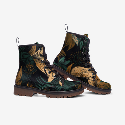 "Romans 8:2" Floral Casual Leather Lightweight boots MT