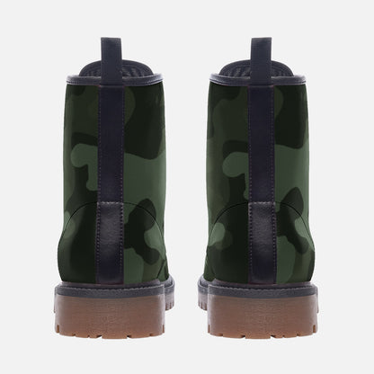 Green Camo Casual Leather Lightweight boots MT