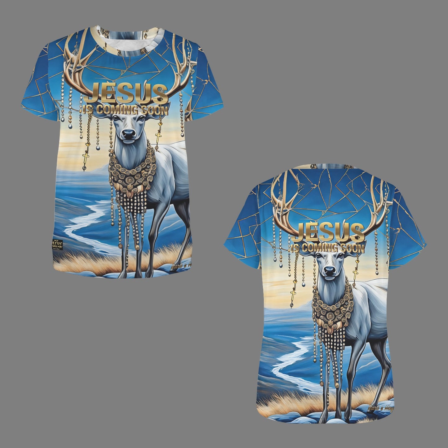 "Jesus is Coming Soon" Women's Crewneck Short Sleeve T Shirt