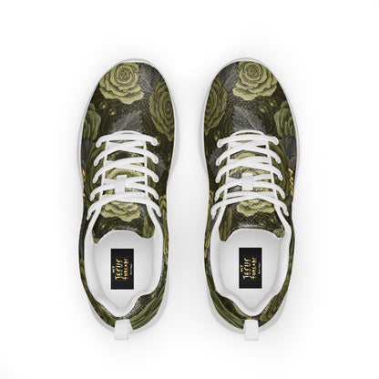 "God's Girl" Green Camo Roses Women’s athletic shoes